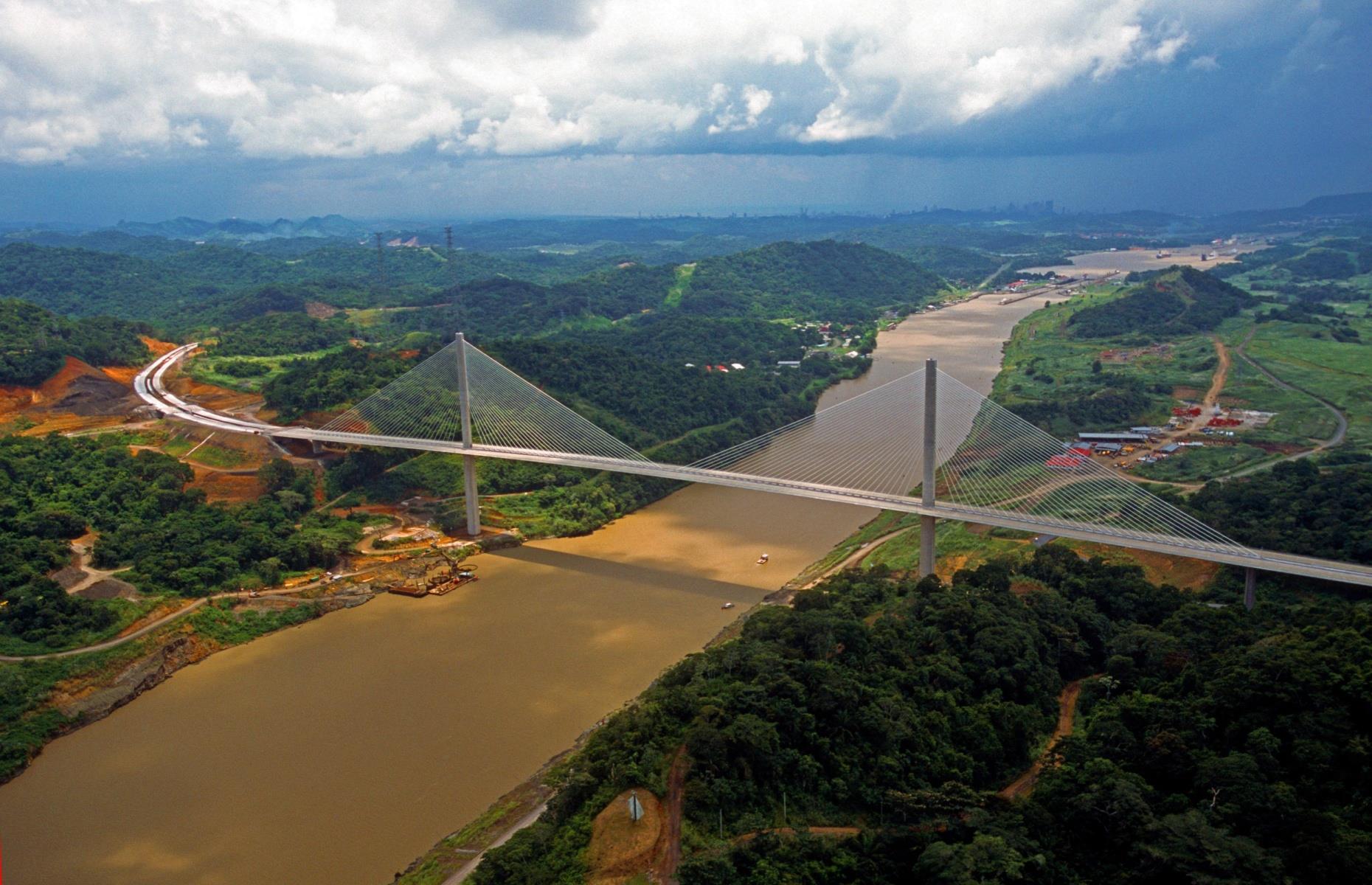 Panama land bridge 